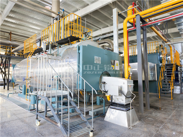 運(yùn)行在正陽魯花的多臺(tái)中正節(jié)能環(huán)保鍋爐